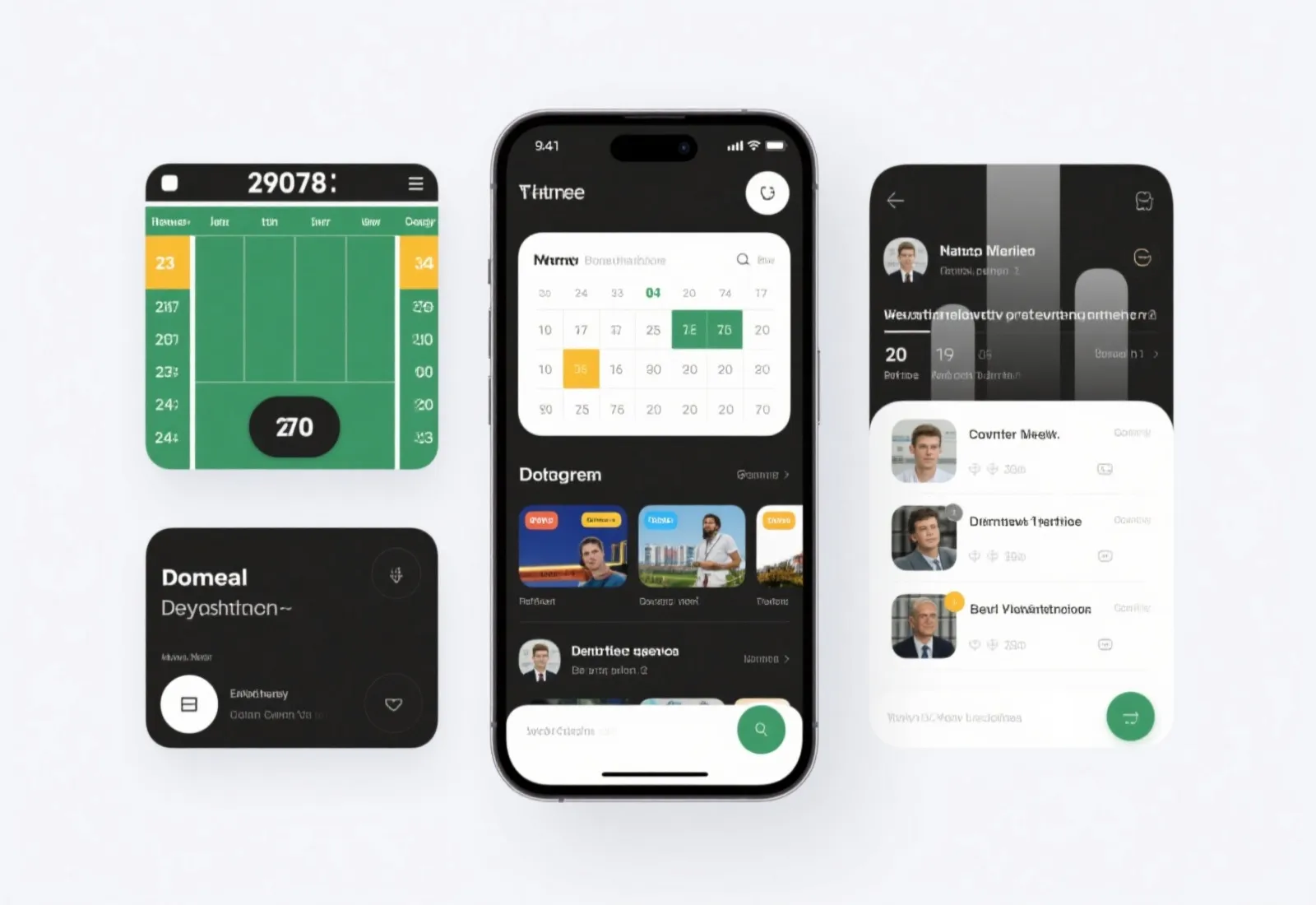 资讯与赛程界面